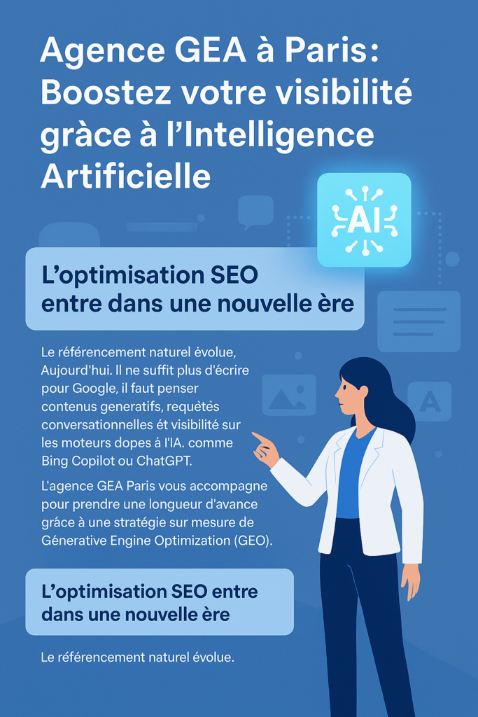 Agence GEA à Paris Generative Engine Optimization